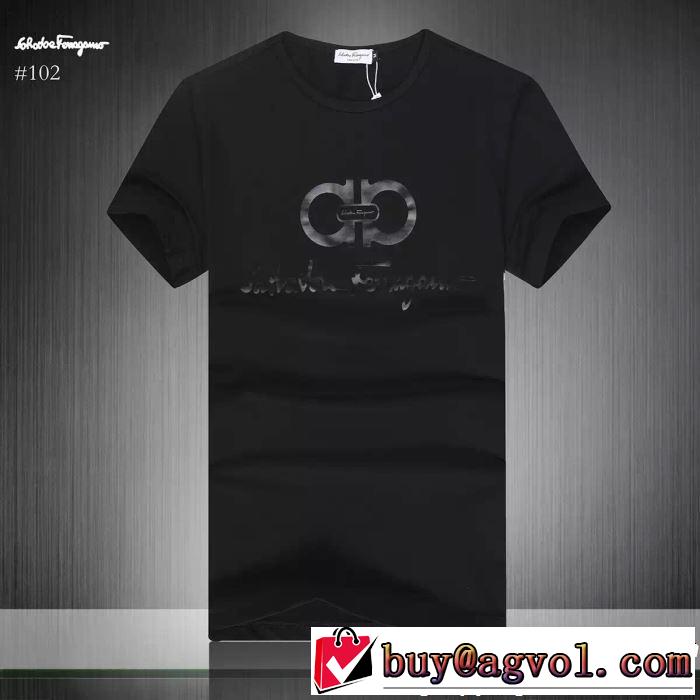半袖Tシャツ 3色可選 FERRAGAMO サルヴァトーレフェラガモ 2019春夏も引き続きトレンド 今っぽく新作アイテム