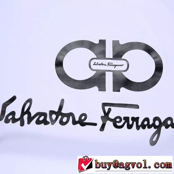 半袖Tシャツ 3色可選 FERRAGAMO サルヴァトーレフェラガモ 2019春夏も引き続きトレンド 今っぽく新作アイテム