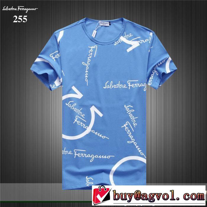 今流行りの最新コレクション 2019春夏トレンドアイテム FERRAGAMO サルヴァトーレフェラガモ 半袖Tシャツ 3色可選