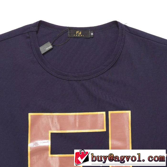 FENDI フェンディ 半袖Tシャツ 3色可選 夏っぽさ新作アイテム 好印象な上品スタイル