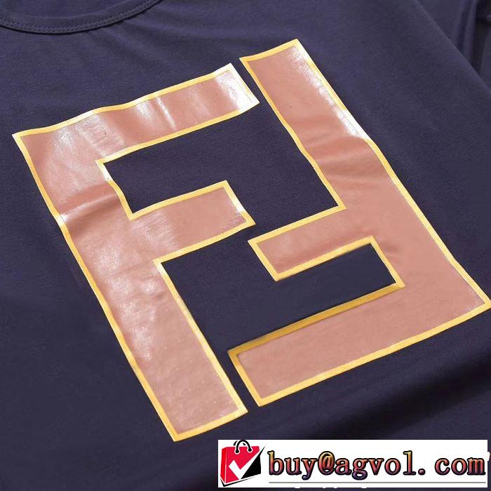 FENDI フェンディ 半袖Tシャツ 3色可選 夏っぽさ新作アイテム 好印象な上品スタイル