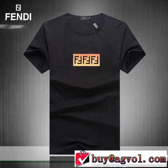 夏大人気のアイテム FENDI フェンディ 半袖Tシャツ  3色可選 スタイルUPして着こなす