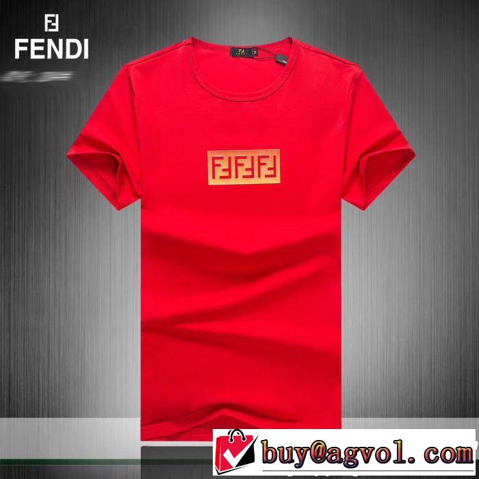 夏大人気のアイテム FENDI フェンディ 半袖Tシャツ  3色可選 スタイルUPして着こなす