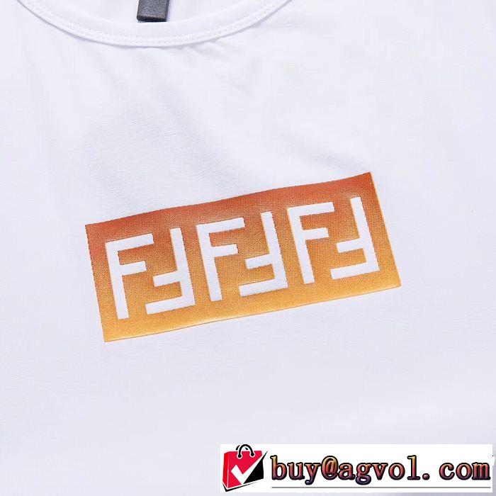 夏大人気のアイテム FENDI フェンディ 半袖Tシャツ  3色可選 スタイルUPして着こなす