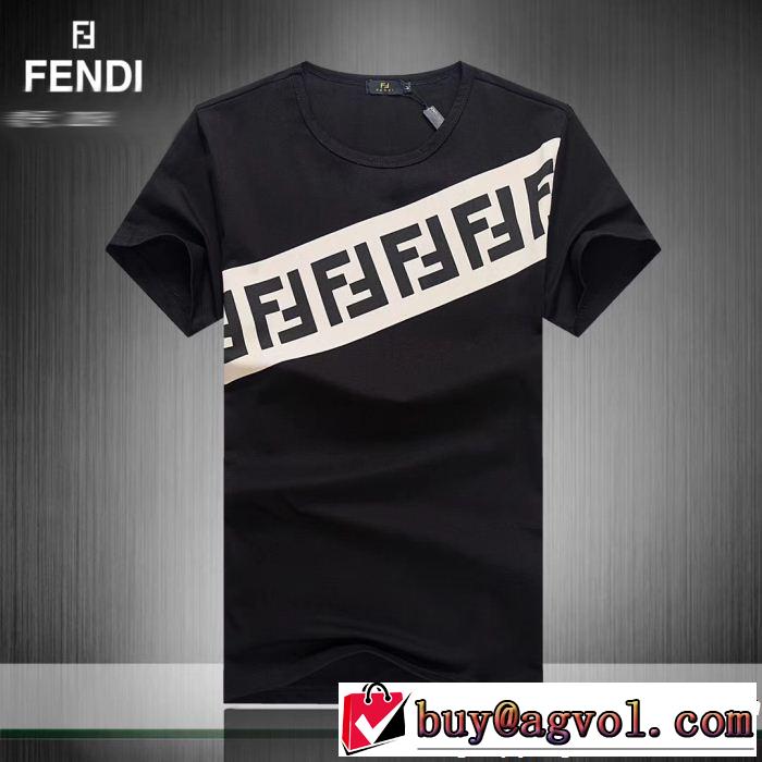 3色可選 季節感をプラス人気商品 夏の王道　適度な上品さ FENDI フェンディ 半袖Tシャツ