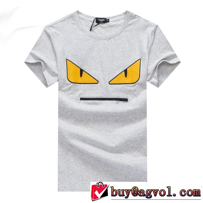 FENDI フェンディ 半袖Tシャツ 3色可選 サラサラの着心地 今旬のシルエットバランス