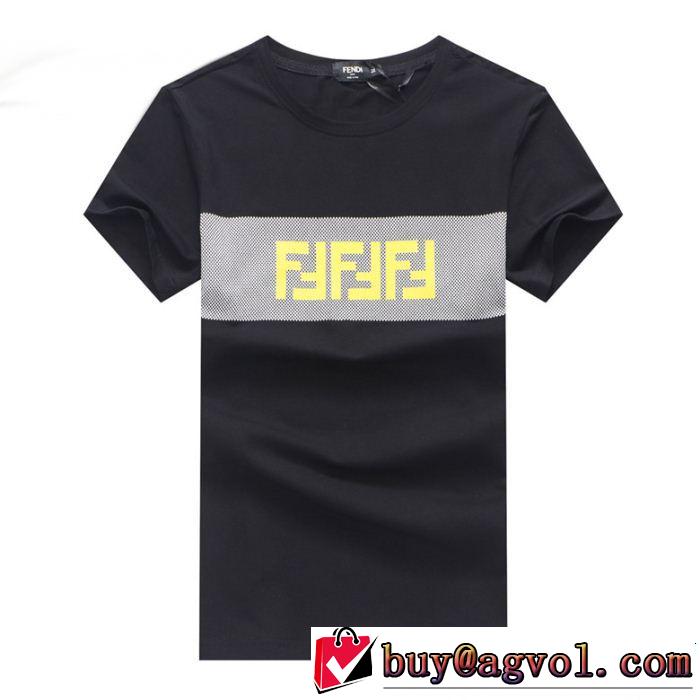 この夏は注目新作 今季のトレンド人気新作 FENDI フェンディ 半袖Tシャツ 3色可選