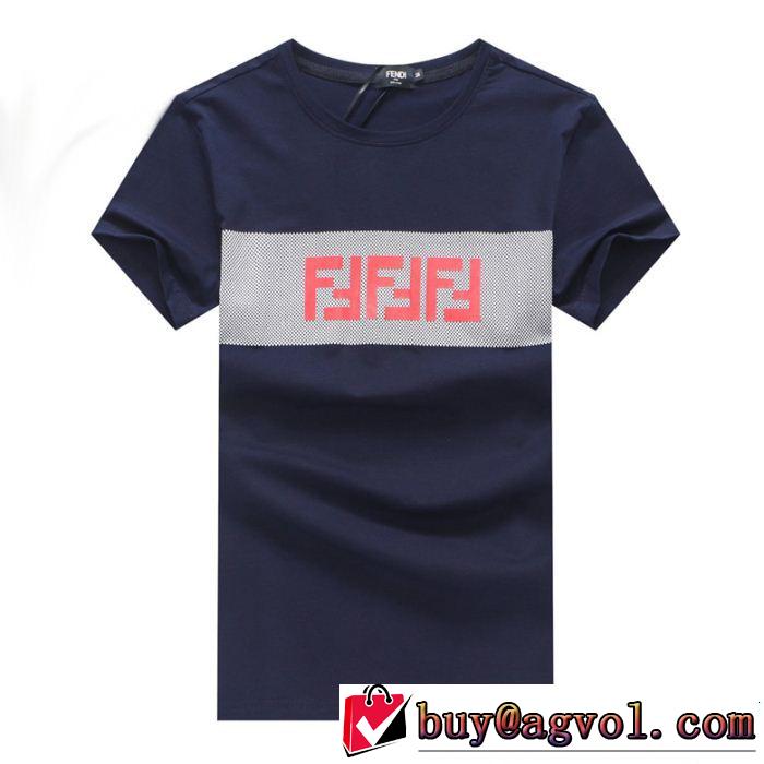 この夏は注目新作 今季のトレンド人気新作 FENDI フェンディ 半袖Tシャツ 3色可選