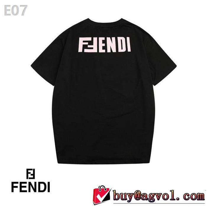 FENDI フェンディ半袖Tシャツ 4色可選 大人の華やかさを演出 クラシカルな雰囲気