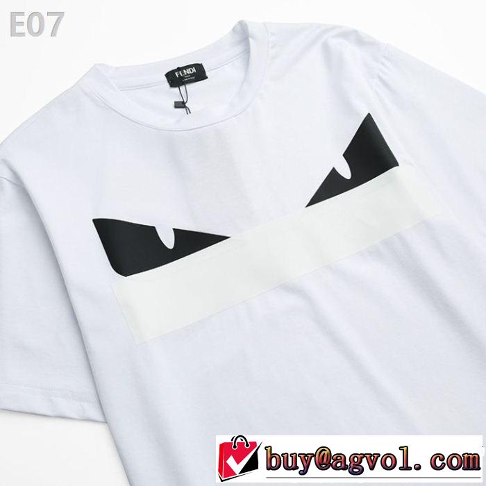 大人の可愛さを引き立て スタイルアップ上品 FENDI フェンディ半袖Tシャツ 2色可選
