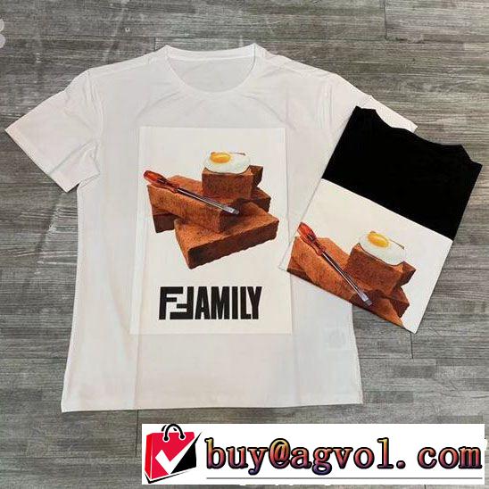 2色可選 半袖Tシャツ リラックススタイルが実現 ドレスアップ効果も抜群 FENDI フェンディ