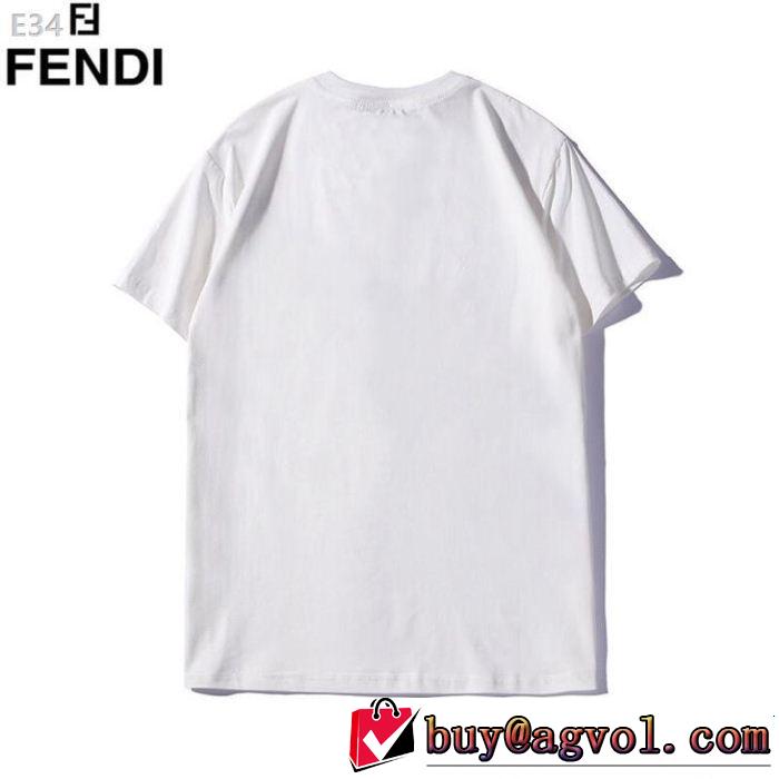 FENDI フェンディ半袖Tシャツ 2色可選 スタイルUPして着こなす 季節をまたい新作アイテム