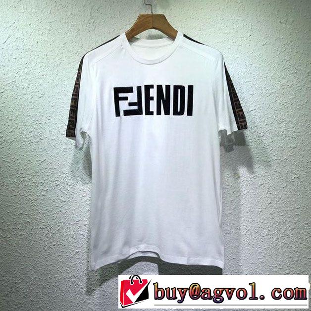 優しげ人気アイテム FENDI フェンディ半袖Tシャツ きれいめ派に上質 大人っぽく着こなせる