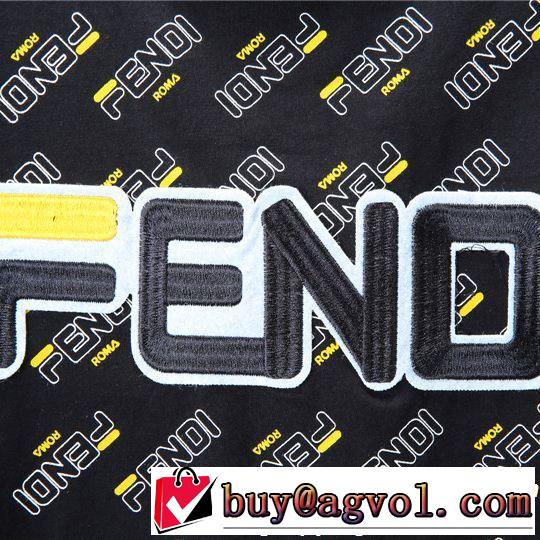 半袖Tシャツ 2色可選 大人可愛いスタイル切りっぱなしデザイン  FENDI フェンディ