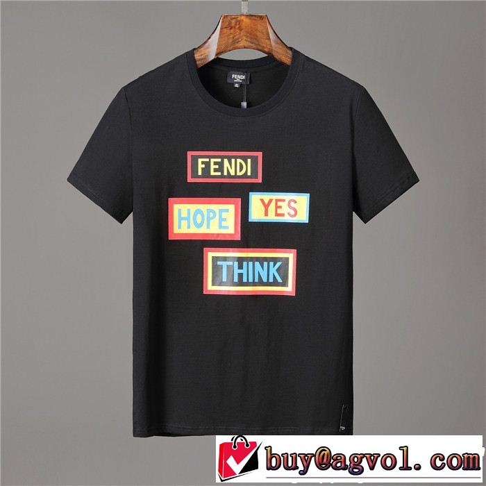 旬の気分を絶妙に  FENDI フェンディ半袖Tシャツ 2色可選 カジュアルを一歩大人に