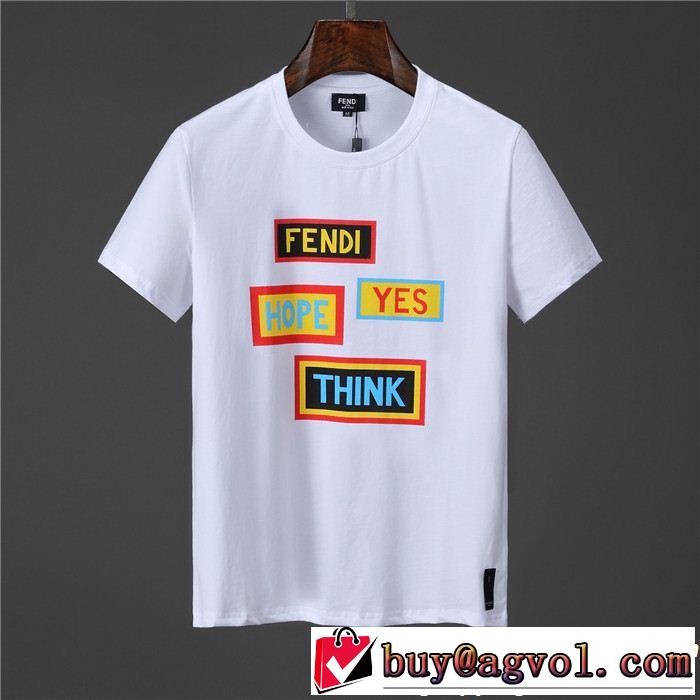 旬の気分を絶妙に  FENDI フェンディ半袖Tシャツ 2色可選 カジュアルを一歩大人に