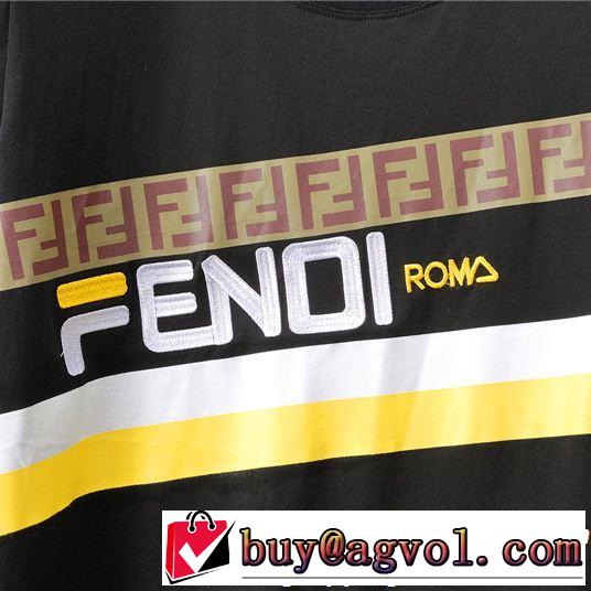 一気にトレンド感満載な着こなし 特に注目したい FENDI フェンディ半袖Tシャツ 2色可選