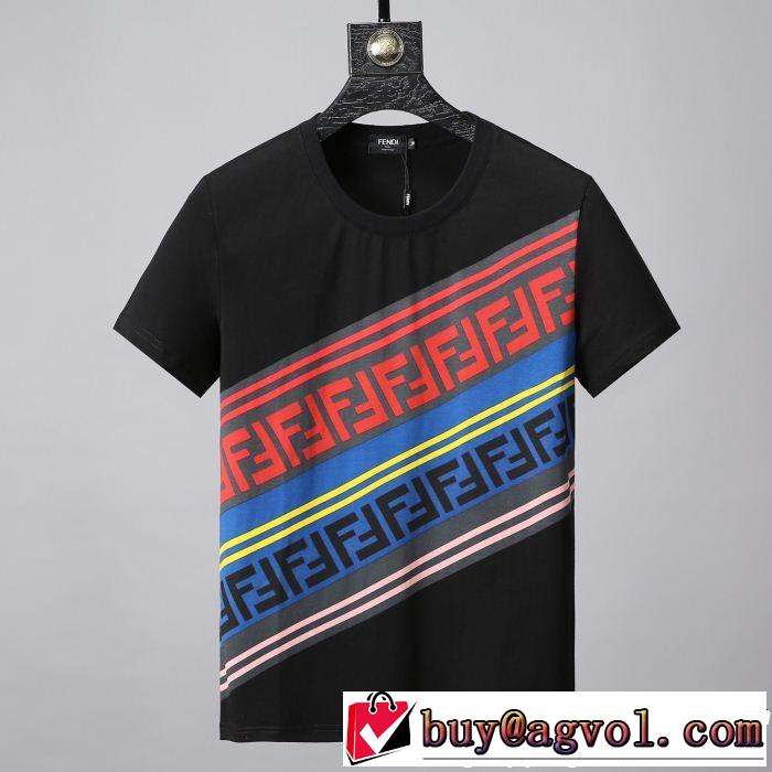 2色可選 半袖Tシャツ 春夏のトレンドアイテム 今季トレンドの限定アイテムFENDI フェンディ