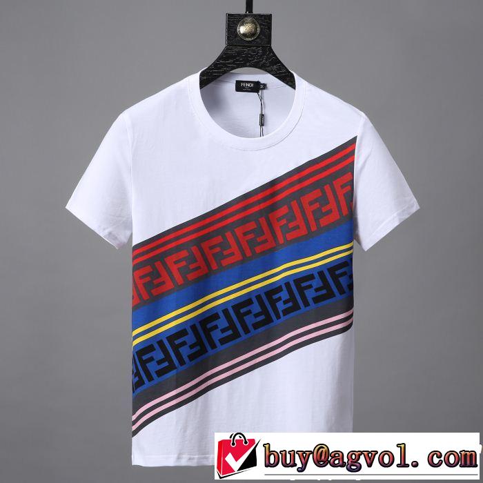 2色可選 半袖Tシャツ 春夏のトレンドアイテム 今季トレンドの限定アイテムFENDI フェンディ