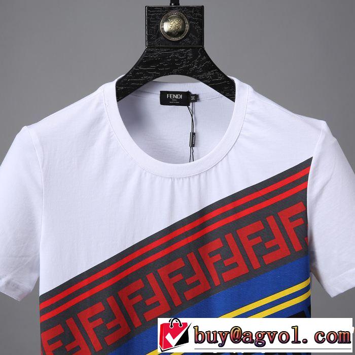 2色可選 半袖Tシャツ 春夏のトレンドアイテム 今季トレンドの限定アイテムFENDI フェンディ