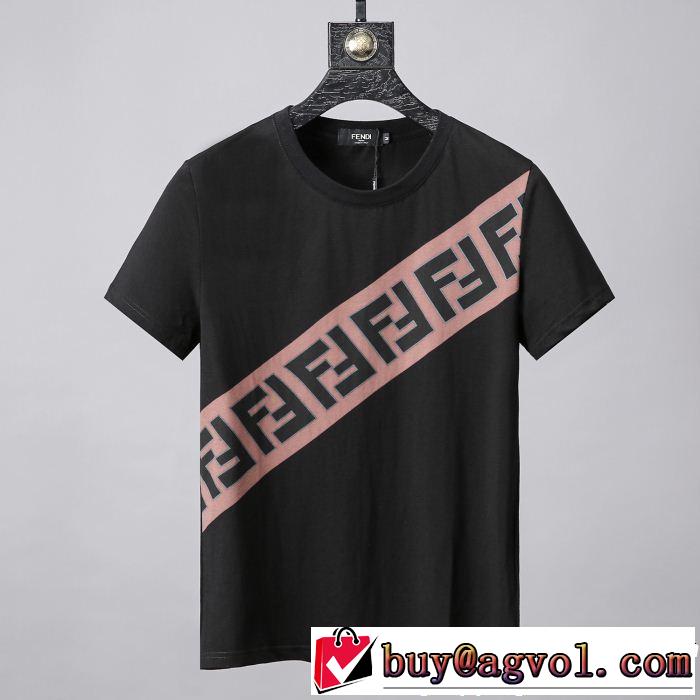 FENDI フェンディ半袖Tシャツ 2色可選 きれいめ上品に 今年の夏は着こなし 今年流大人っぽさ
