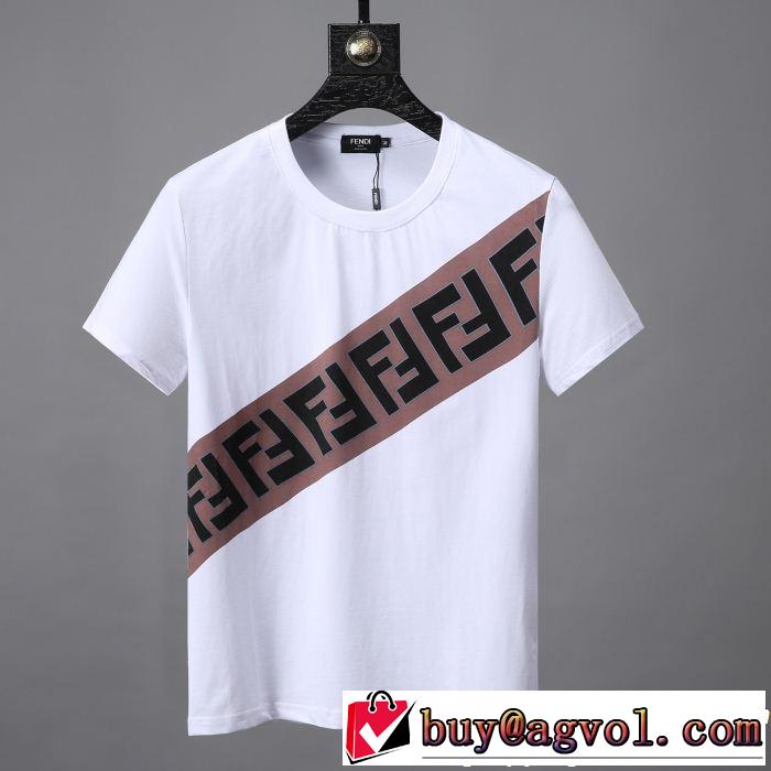 FENDI フェンディ半袖Tシャツ 2色可選 きれいめ上品に 今年の夏は着こなし 今年流大人っぽさ