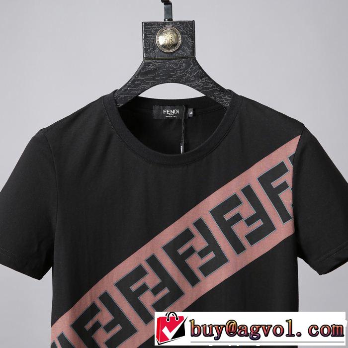 FENDI フェンディ半袖Tシャツ 2色可選 きれいめ上品に 今年の夏は着こなし 今年流大人っぽさ