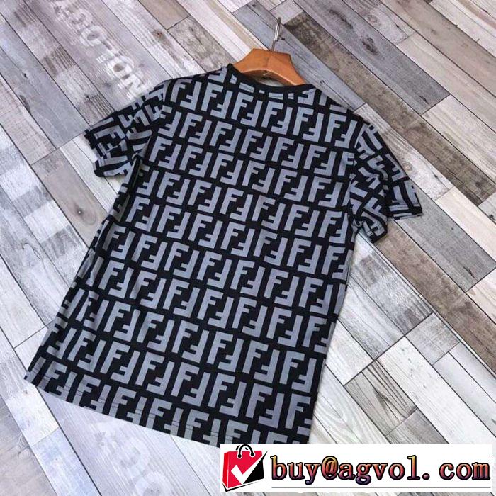 半袖Tシャツ 2色可選 FENDI フェンディ 2019夏色っぽさ 品のよさを感じさ 風通しのよい