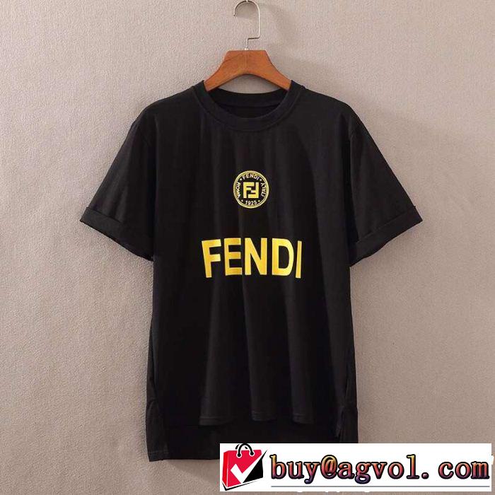 2019年春夏のトレンドアイテム 春夏の流行りトップス FENDI フェンディ半袖Tシャツ 2色可選
