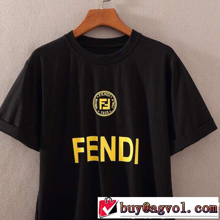 2019年春夏のトレンドアイテム 春夏の流行りトップス FENDI フェンディ半袖Tシャツ 2色可選
