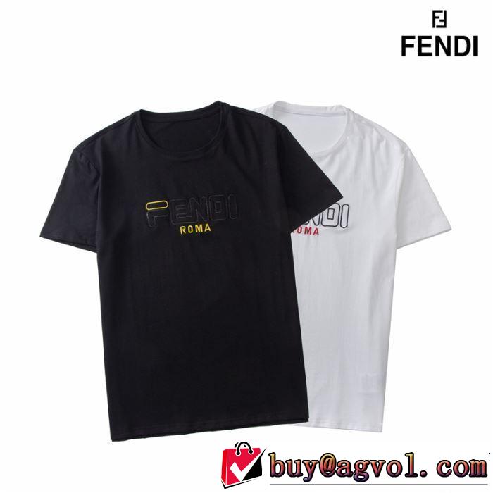 FENDI フェンディ半袖Tシャツ 2色可選 2019年春夏流行ファッション 今季のトレンド人気新作