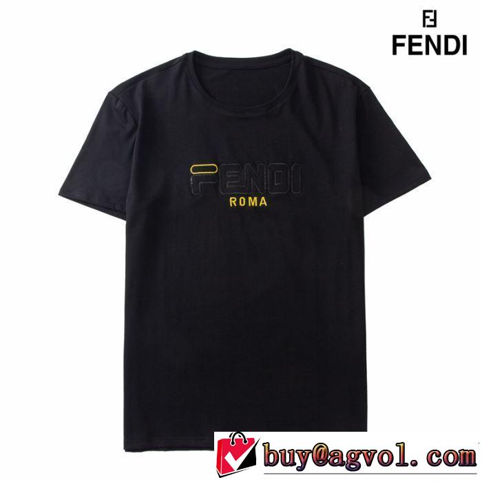 FENDI フェンディ半袖Tシャツ 2色可選 2019年春夏流行ファッション 今季のトレンド人気新作
