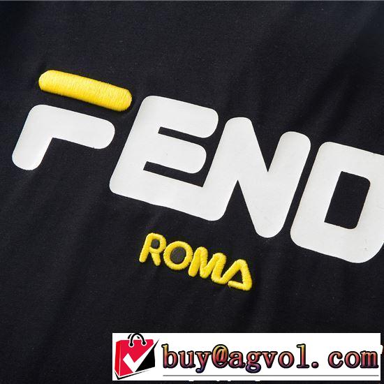 定番のスタイル春夏限定 2019春夏も引き続きトレンド FENDI フェンディ半袖Tシャツ 2色可選
