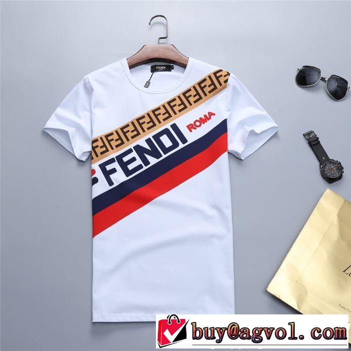 2色可選 半袖Tシャツ 夏らしい季節感 2019年夏の一押しファッションアイテム FENDI フェンディ