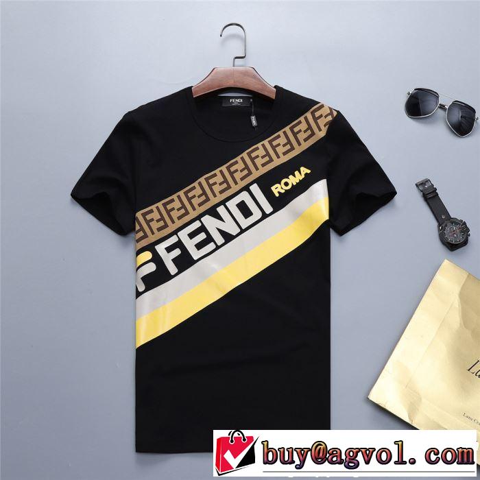 2色可選 半袖Tシャツ 夏らしい季節感 2019年夏の一押しファッションアイテム FENDI フェンディ