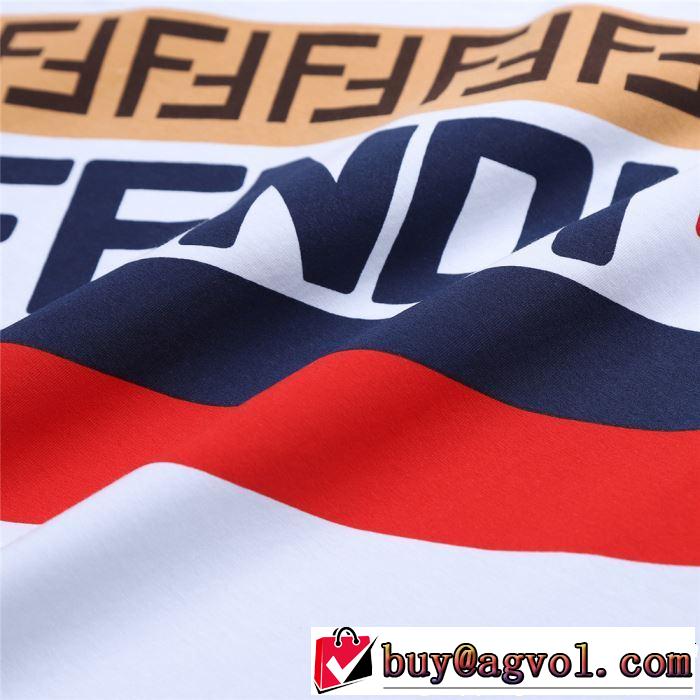 2色可選 半袖Tシャツ 夏らしい季節感 2019年夏の一押しファッションアイテム FENDI フェンディ