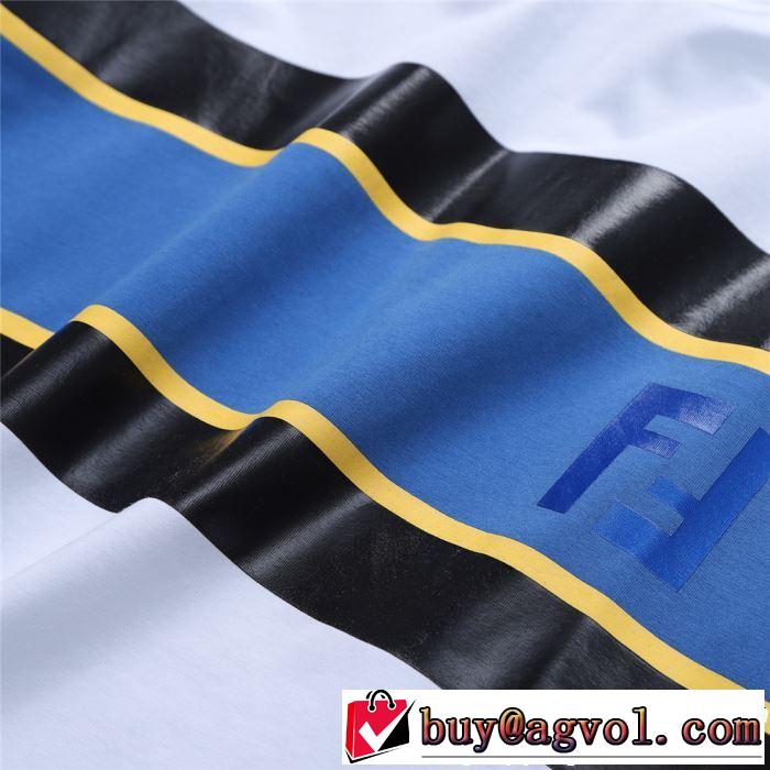 FENDI フェンディ半袖Tシャツ 2色可選 海外セレブは大人気 2019春夏は人気定番 きれいめ上品に