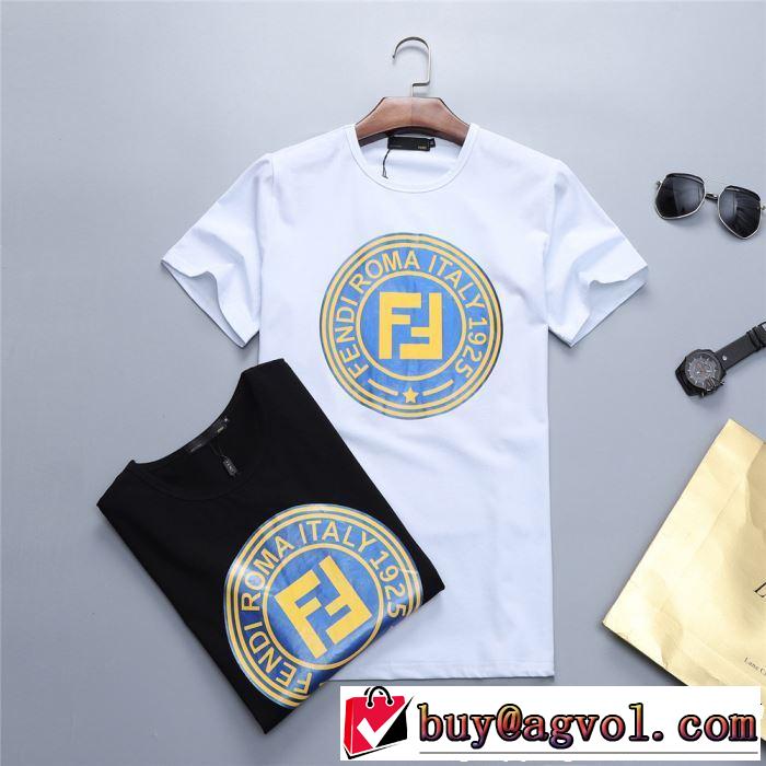 春夏のトレンドアイテム 【2019春夏】最新コレクション FENDI フェンディ半袖Tシャツ 2色可選