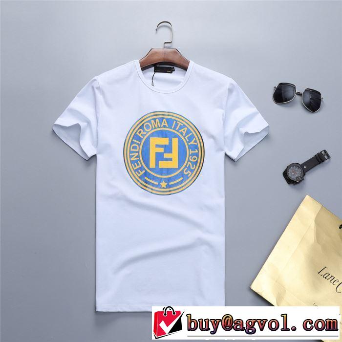 春夏のトレンドアイテム 【2019春夏】最新コレクション FENDI フェンディ半袖Tシャツ 2色可選