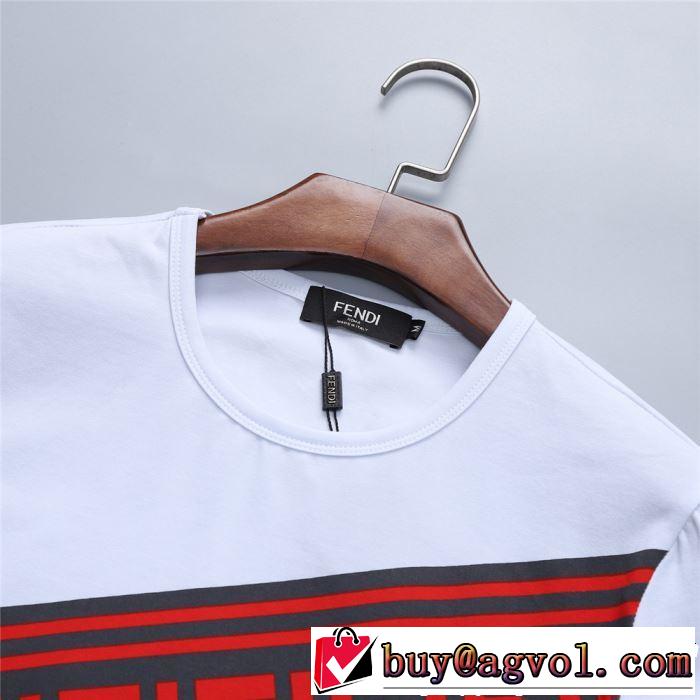2019夏ファション新品 FENDI フェンディ半袖Tシャツ 2色可選 新作コレクションを見る