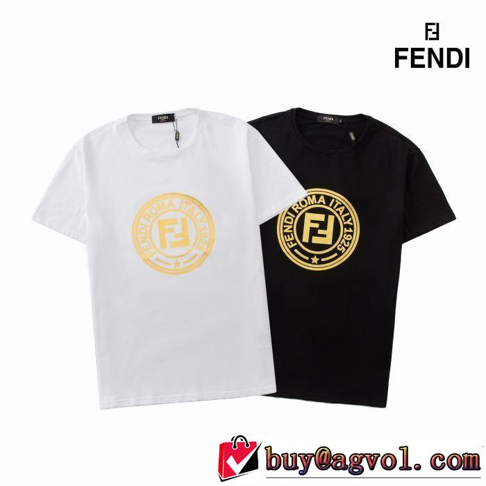 半袖Tシャツ 2色可選 クラシカルな雰囲気 FENDI フェンディ2019年の夏のマスト今人気の秘訣