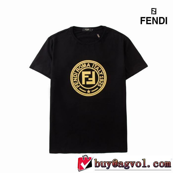 半袖Tシャツ 2色可選 クラシカルな雰囲気 FENDI フェンディ2019年の夏のマスト今人気の秘訣