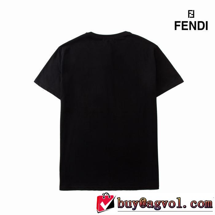 半袖Tシャツ 2色可選 クラシカルな雰囲気 FENDI フェンディ2019年の夏のマスト今人気の秘訣