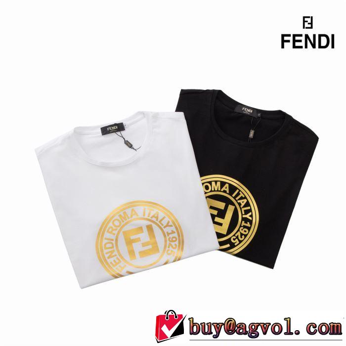 半袖Tシャツ 2色可選 クラシカルな雰囲気 FENDI フェンディ2019年の夏のマスト今人気の秘訣