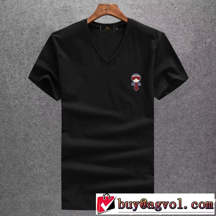 3色可選 半袖Tシャツ 2019春夏のトレンド新商品 爽やかカジュアル人気 FENDI フェンディ