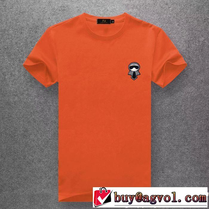 半袖Tシャツ 春夏シンプルファッションでOK！ FENDI フェンディ多色可選 2019夏ファション新品