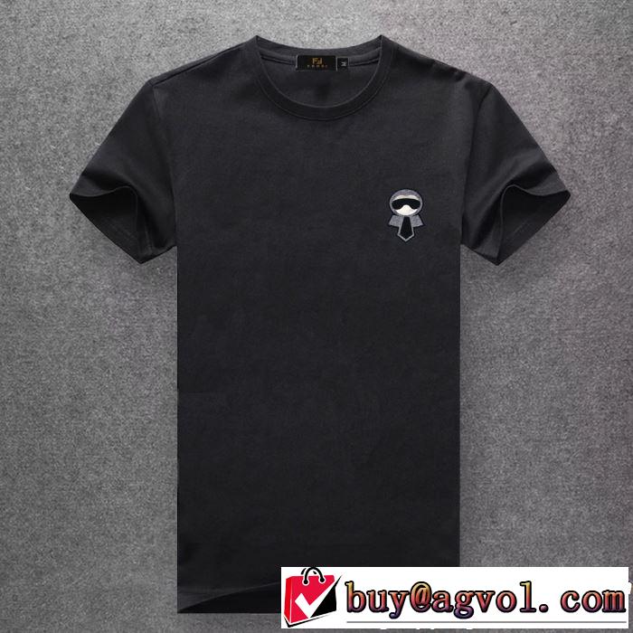 半袖Tシャツ 春夏シンプルファッションでOK！ FENDI フェンディ多色可選 2019夏ファション新品