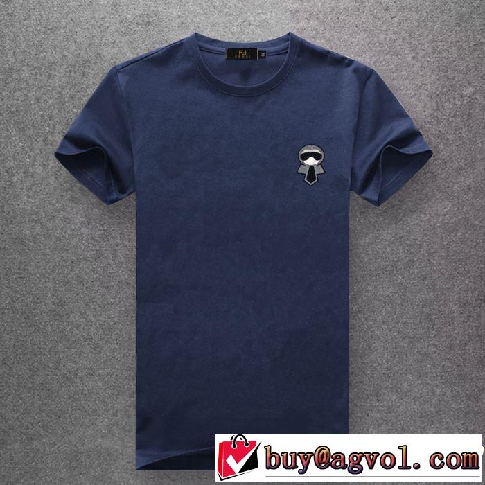 半袖Tシャツ 春夏シンプルファッションでOK！ FENDI フェンディ多色可選 2019夏ファション新品