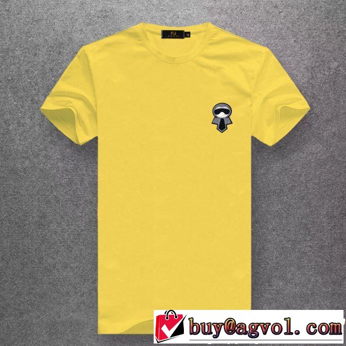 半袖Tシャツ 春夏シンプルファッションでOK！ FENDI フェンディ多色可選 2019夏ファション新品
