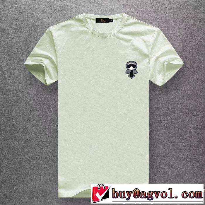 半袖Tシャツ 春夏シンプルファッションでOK！ FENDI フェンディ多色可選 2019夏ファション新品